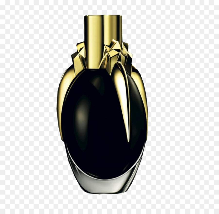 Flacon De Parfum Noir Et Or，Parfum PNG