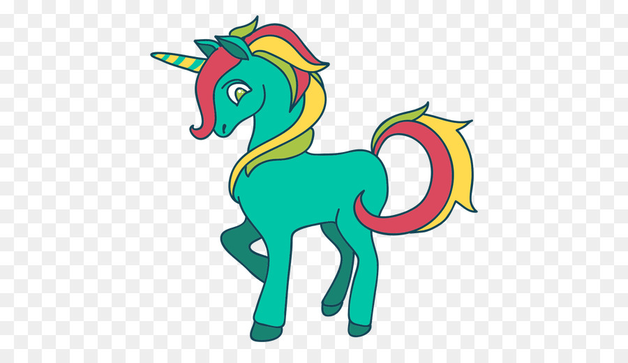 Licorne Rose，Corne PNG