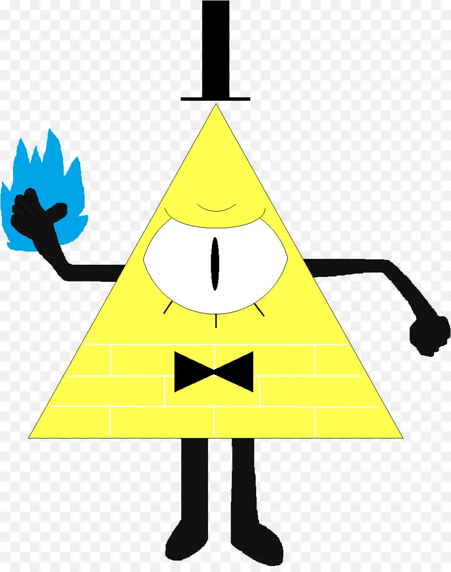 Caractère Du Triangle Jaune，Œil PNG