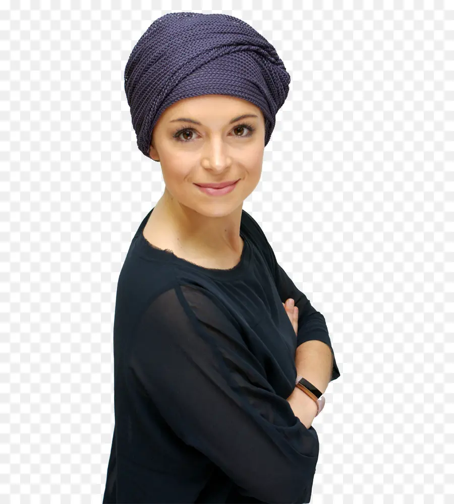 Femme Au Turban Violet，Chapeaux PNG