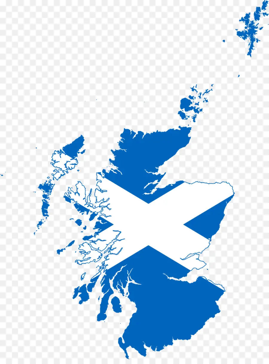 Carte De L'ecosse Avec Drapeau，Écosse PNG