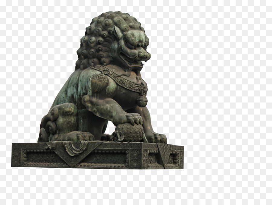 Statue Du Lion D'or，Lion PNG