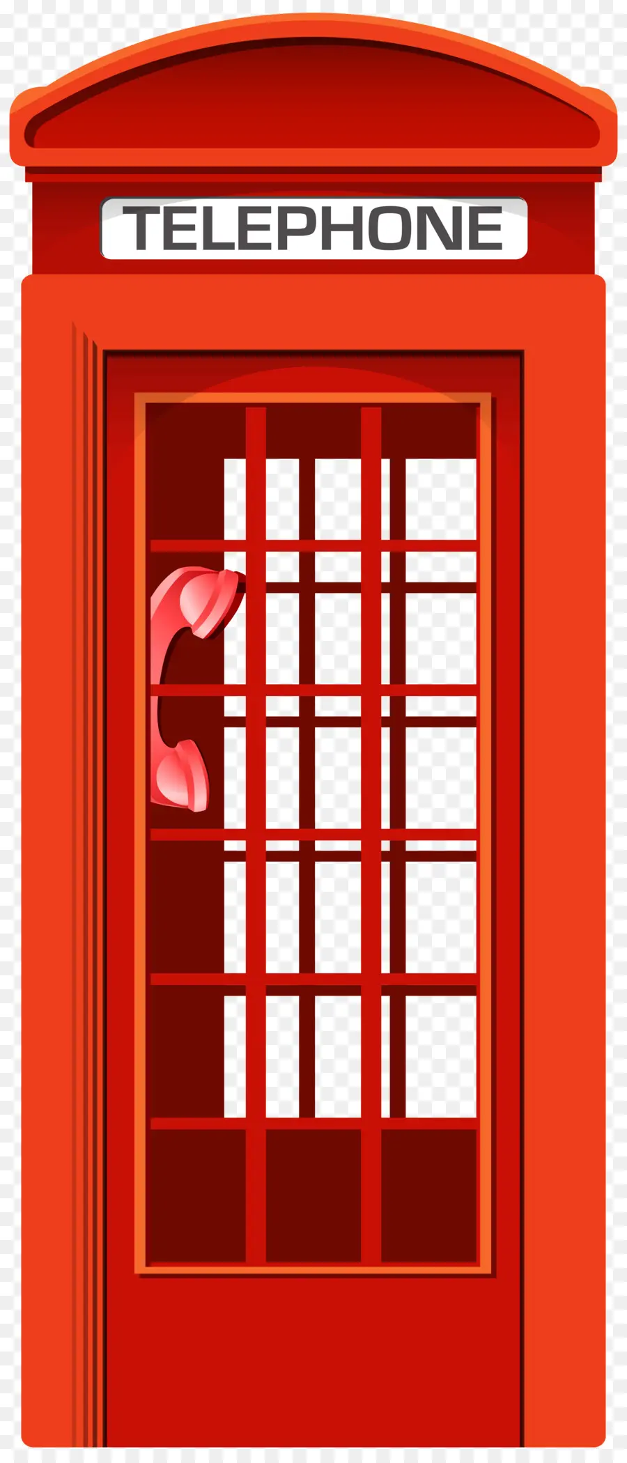 Cabine Téléphonique Rouge，Téléphone PNG