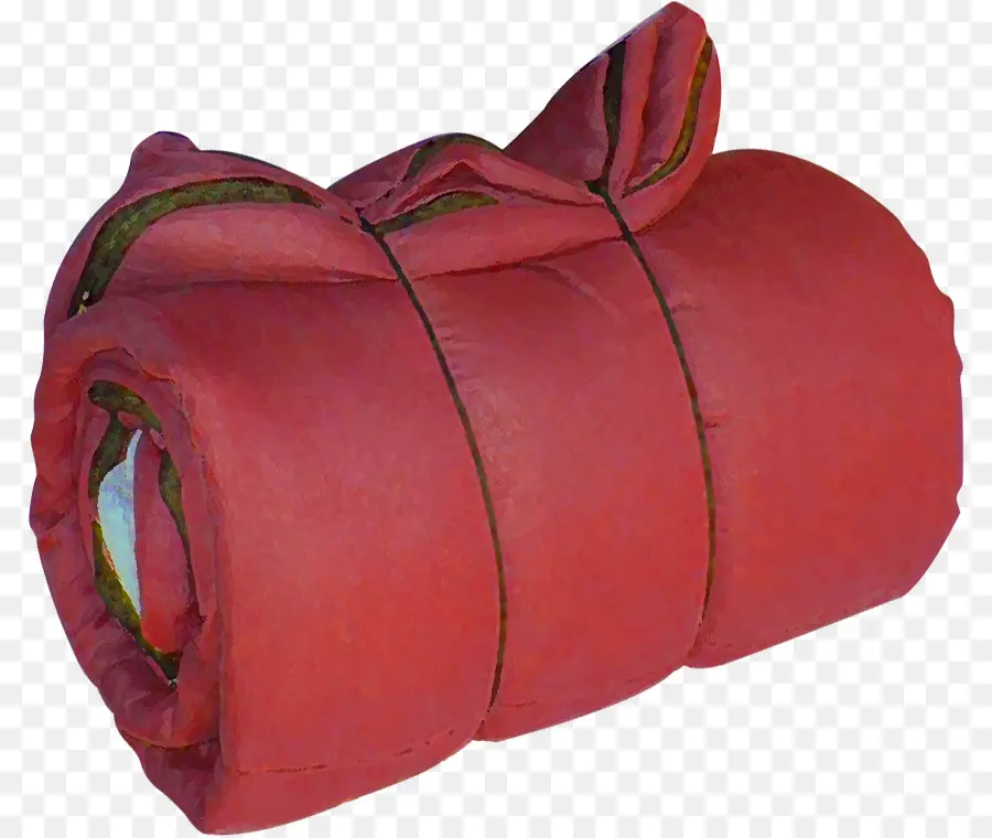 Sac De Couchage Rouge，Roulé PNG