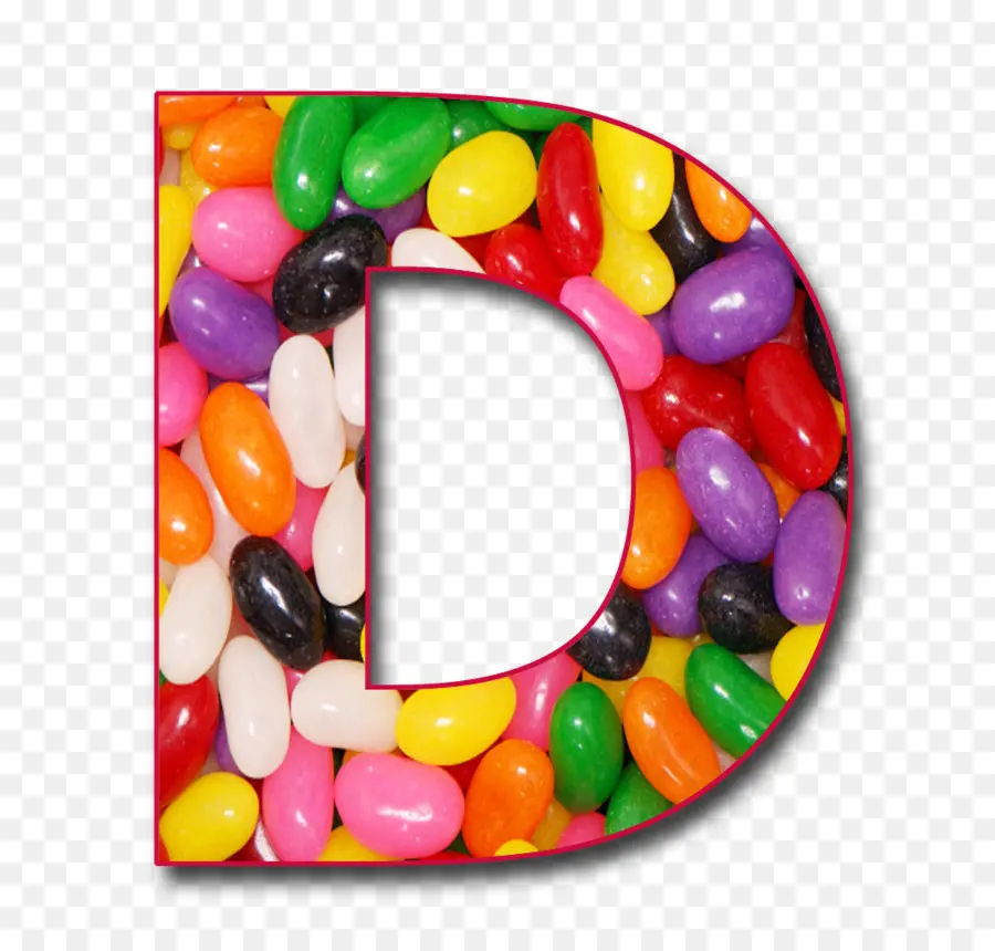 Bonbons à La Gelée D，Alphabet PNG