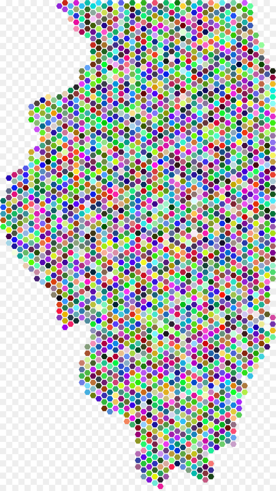 Points Colorés，Mosaïque PNG