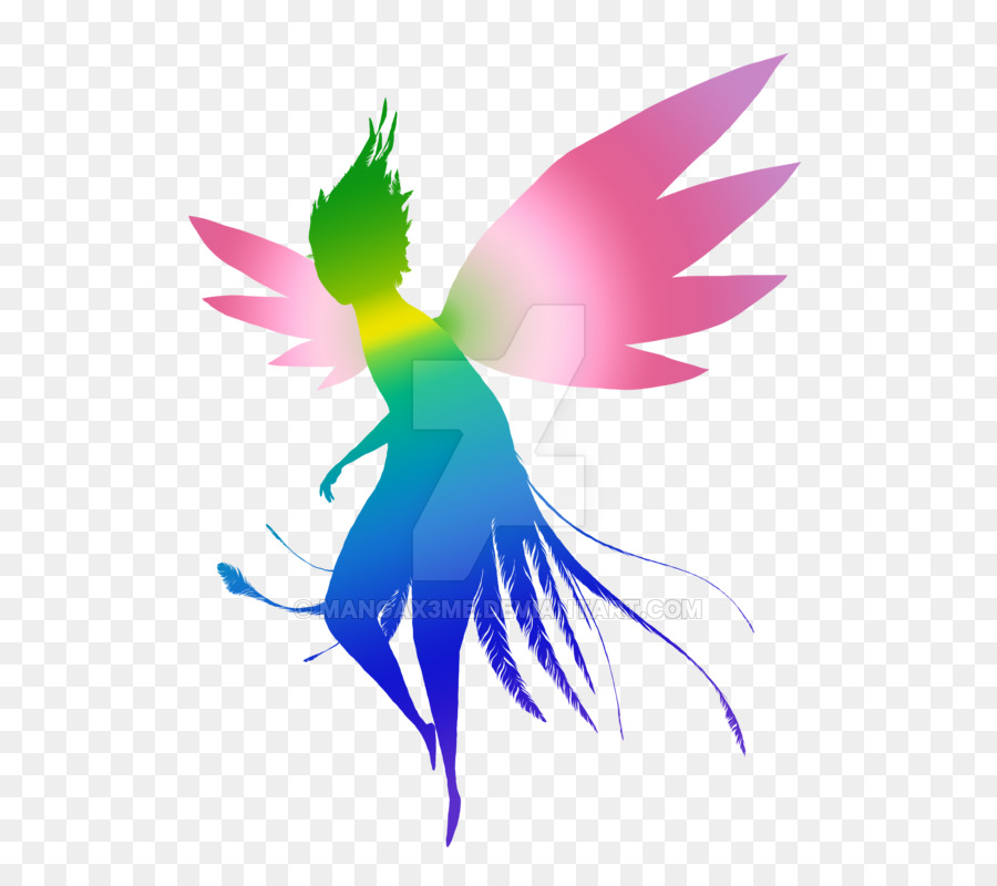 Fée Silhouette，Ailes PNG