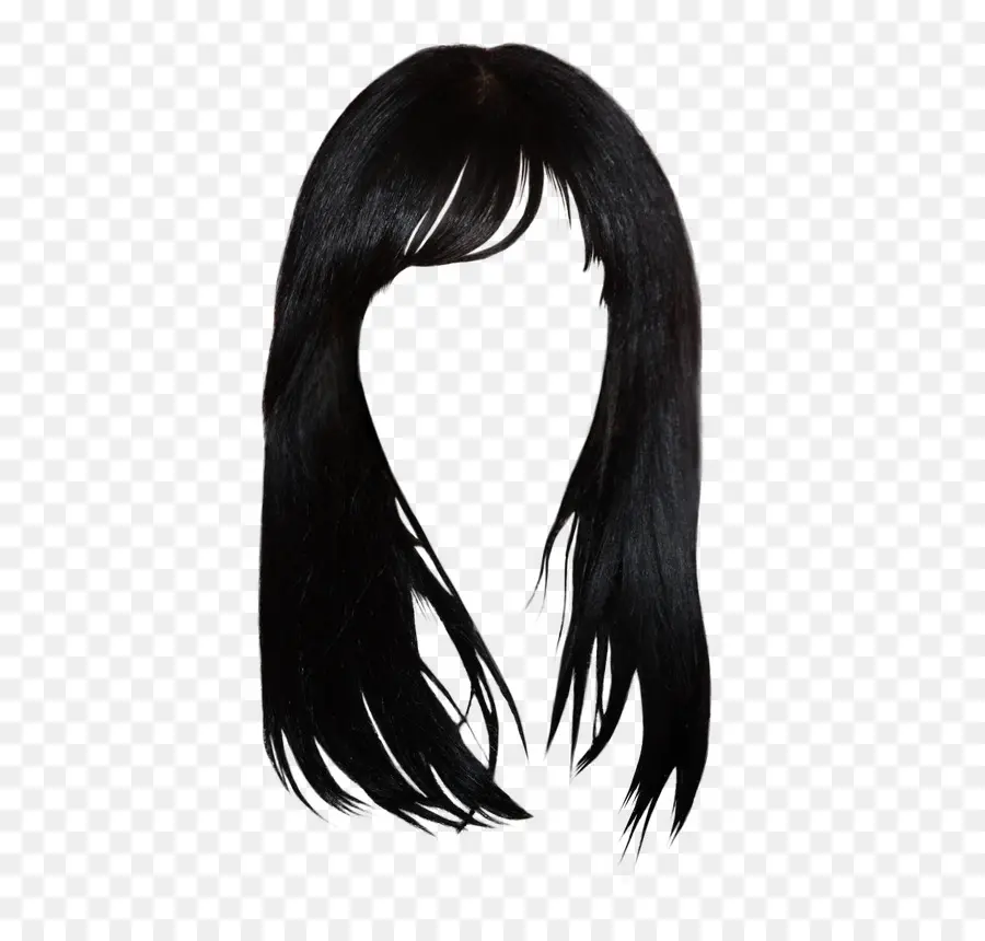 Perruque Noire，Cheveux PNG