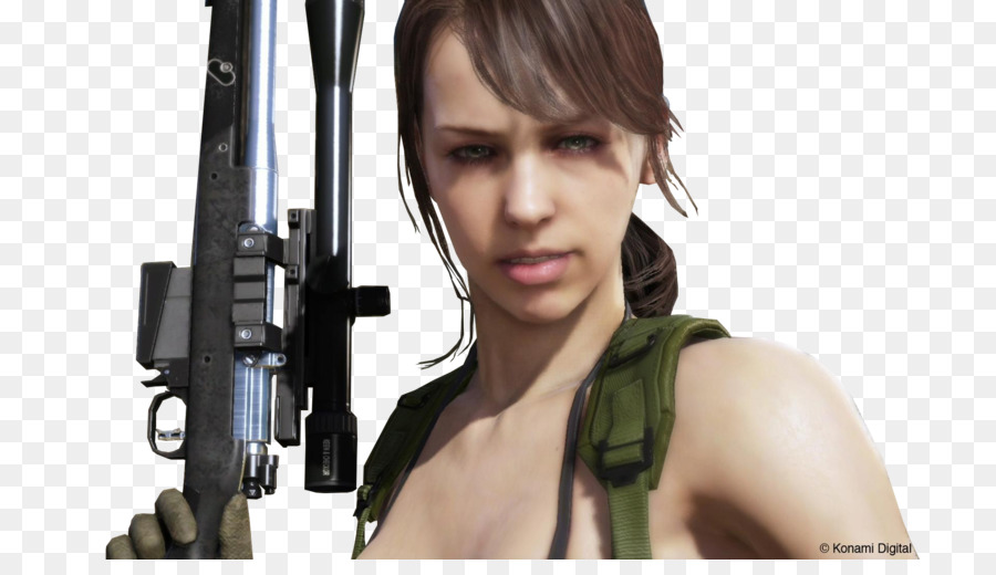 Personnage Féminin，Fusil De Sniper PNG