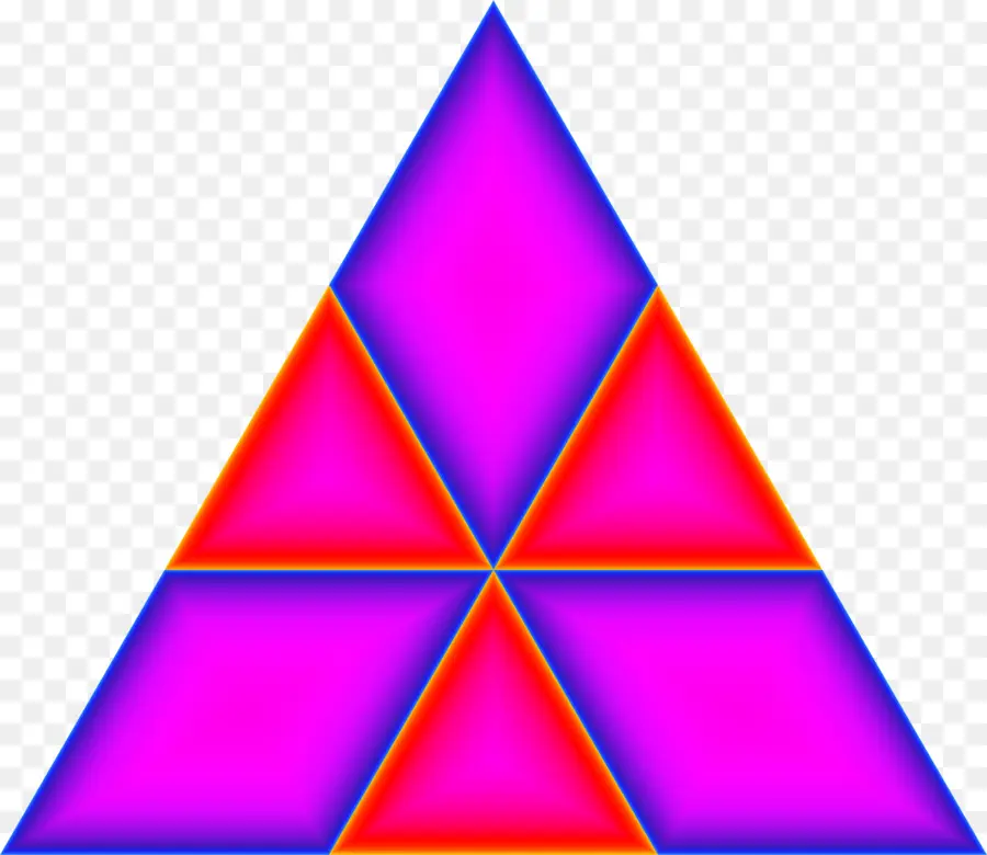 Triangles Colorés，Géométrique PNG