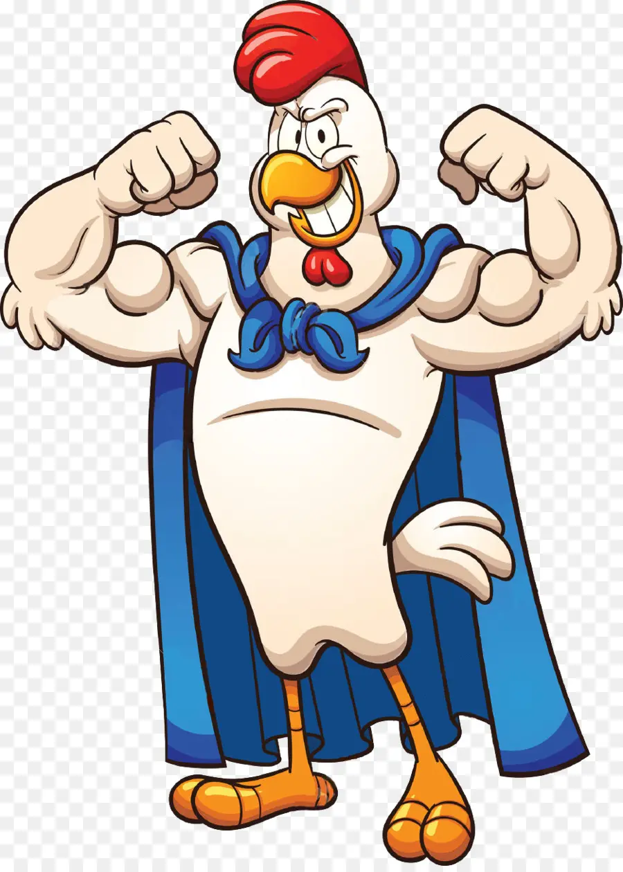 Poulet Musclé，Super Héros PNG