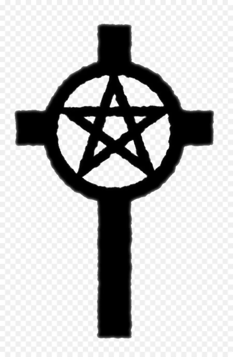 Croix Avec Pentagramme，Pentacle PNG