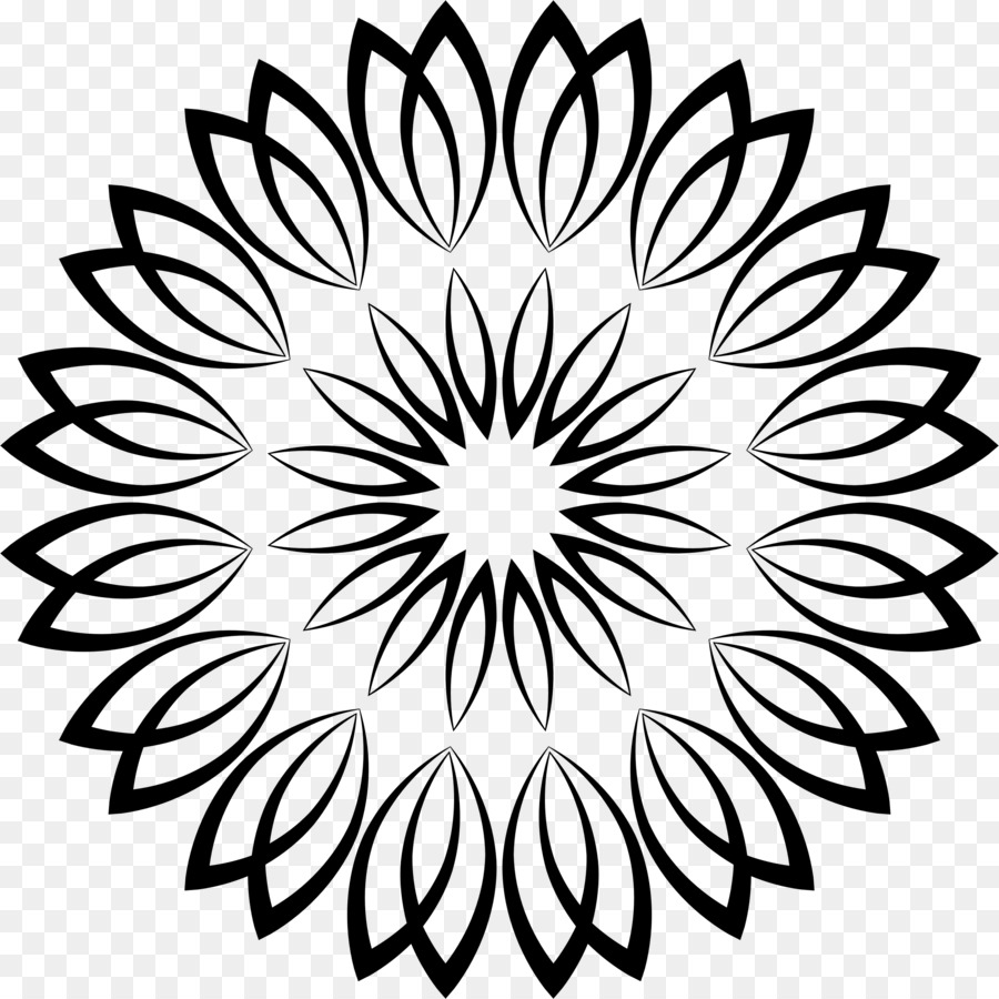 Fleur Noire，Mandalas PNG