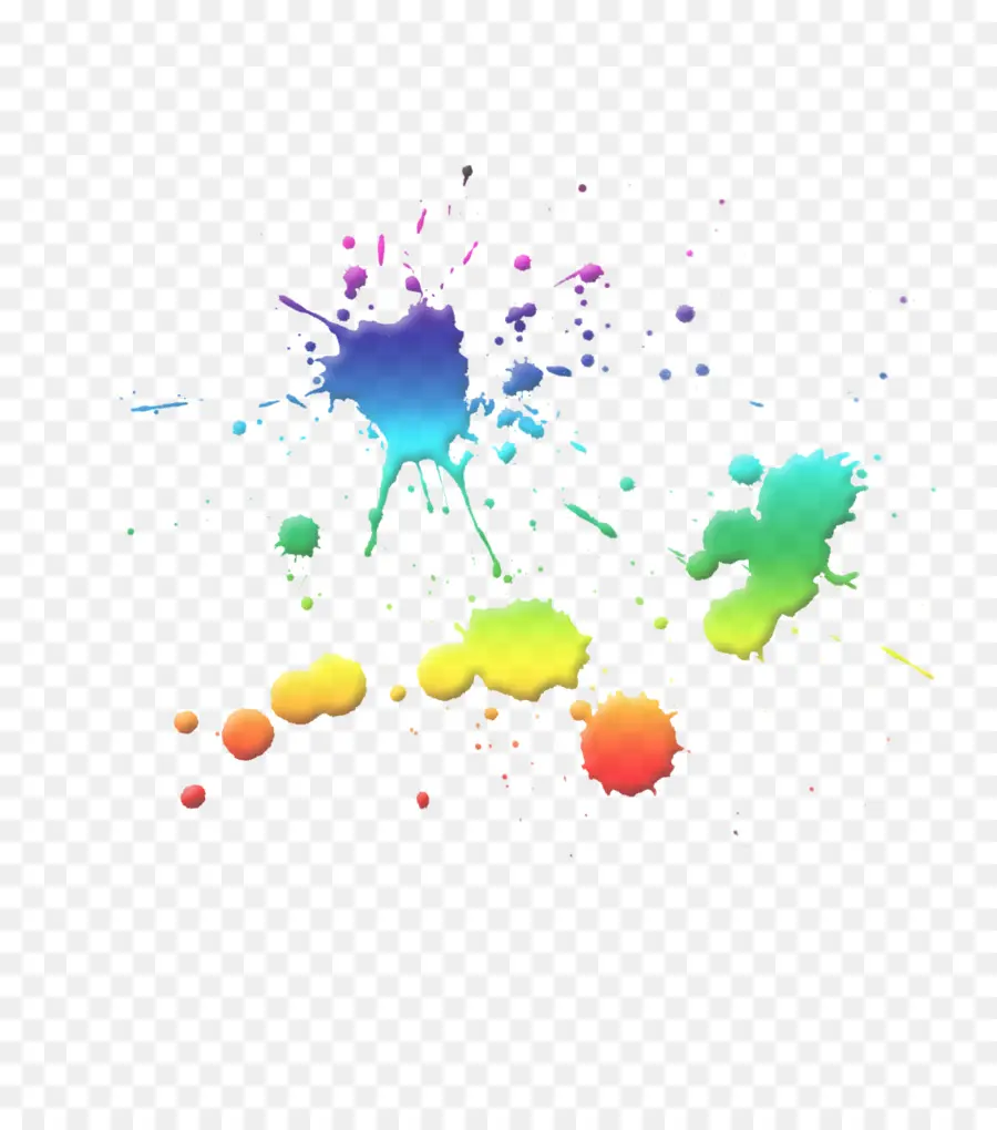 éclaboussure De Couleur，Peinture PNG