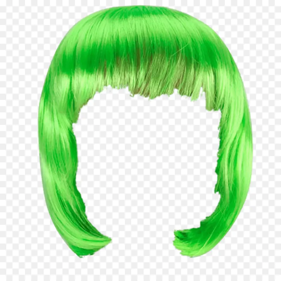 Perruque Verte，Cheveux PNG