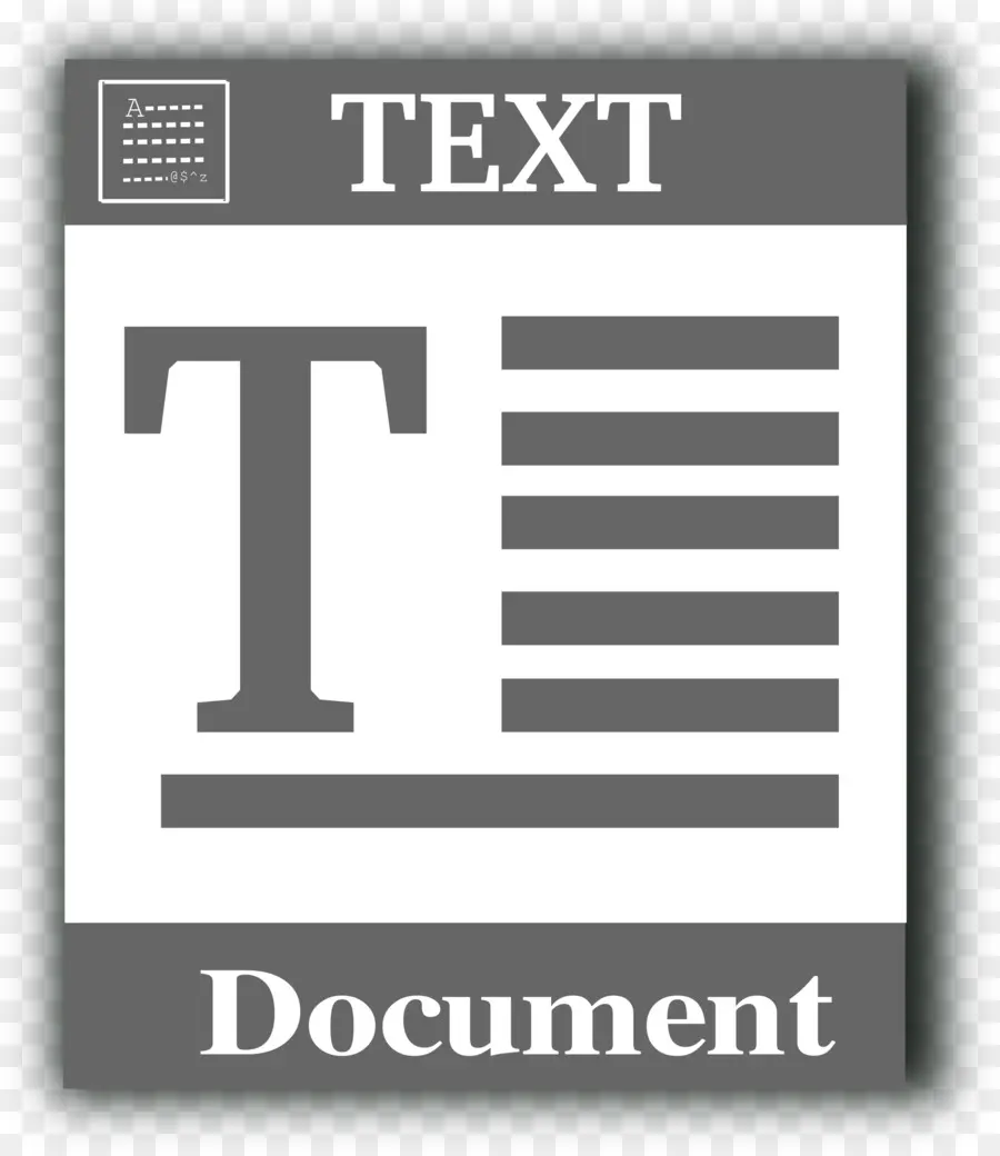 Icône De Document Texte，Déposer PNG