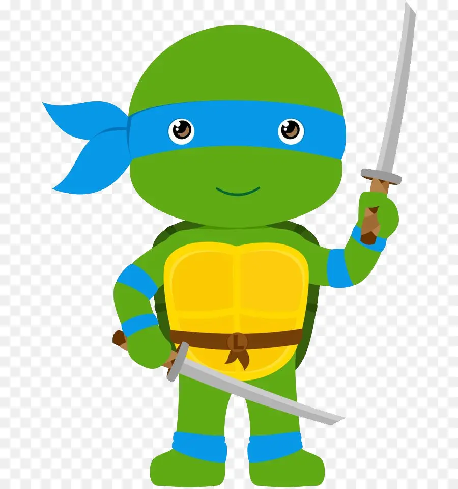 Tortue Ninja，Bandana Bleu PNG