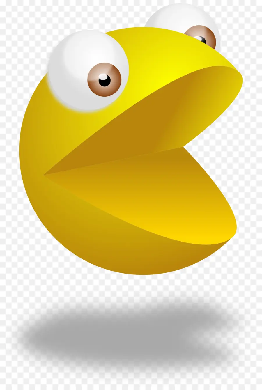 Pac Man Jaune，Jeu PNG