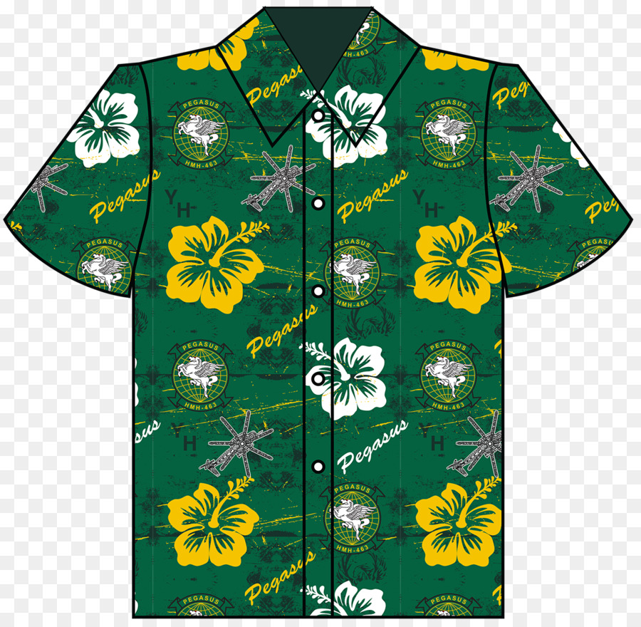 Chemise Hawaïenne，Floral PNG