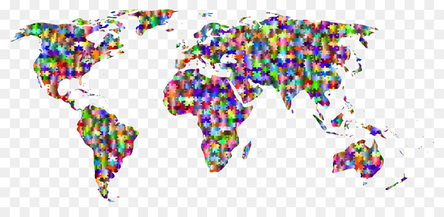 Carte Du Monde，Coloré PNG