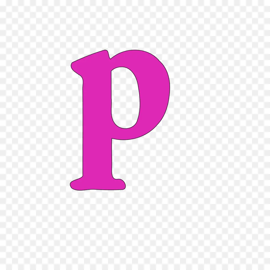 Lettre Rose P，Alphabet PNG