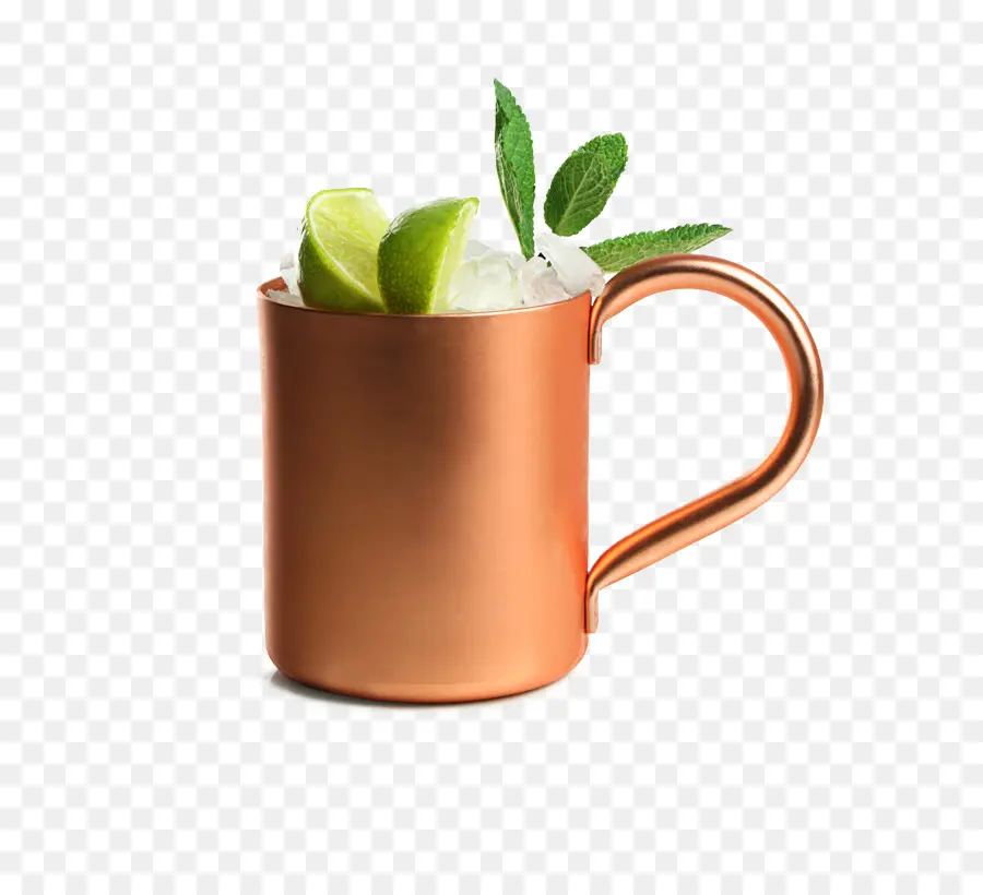 Tasse En Cuivre，Citron Vert PNG