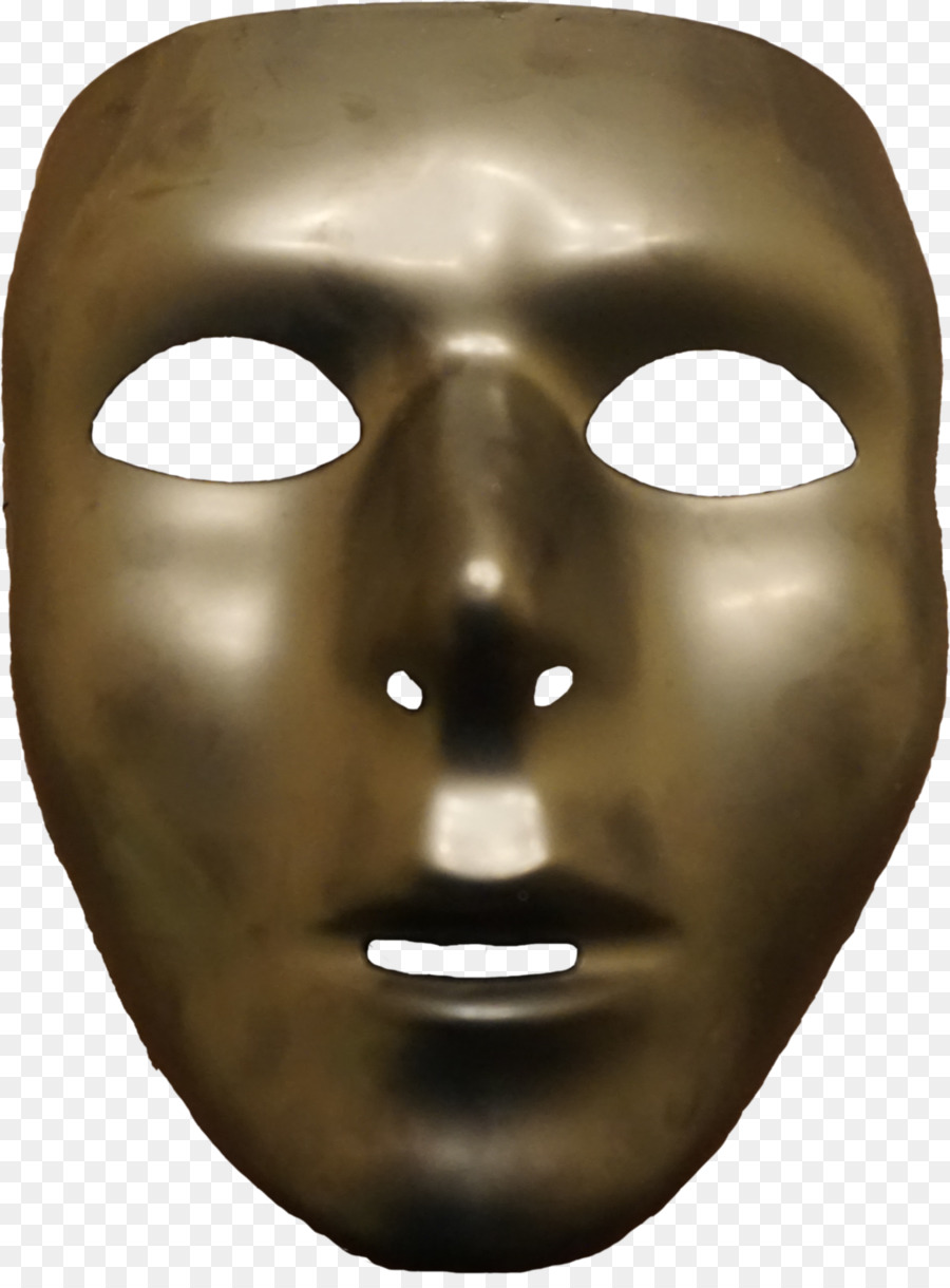 Masque En Bronze，Affronter PNG