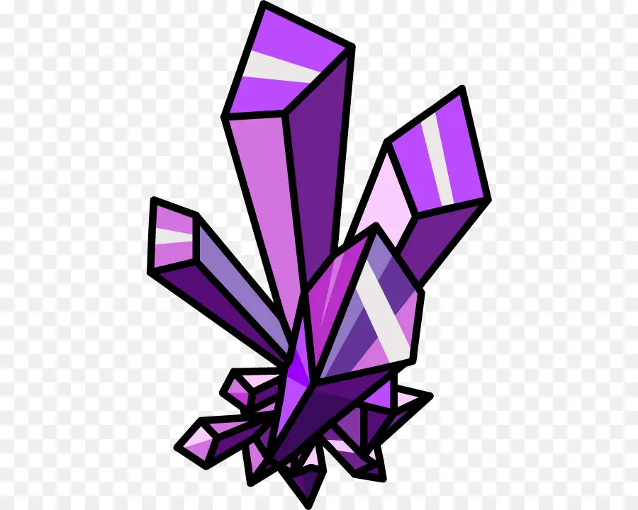 Cristal Violet，Gemme PNG