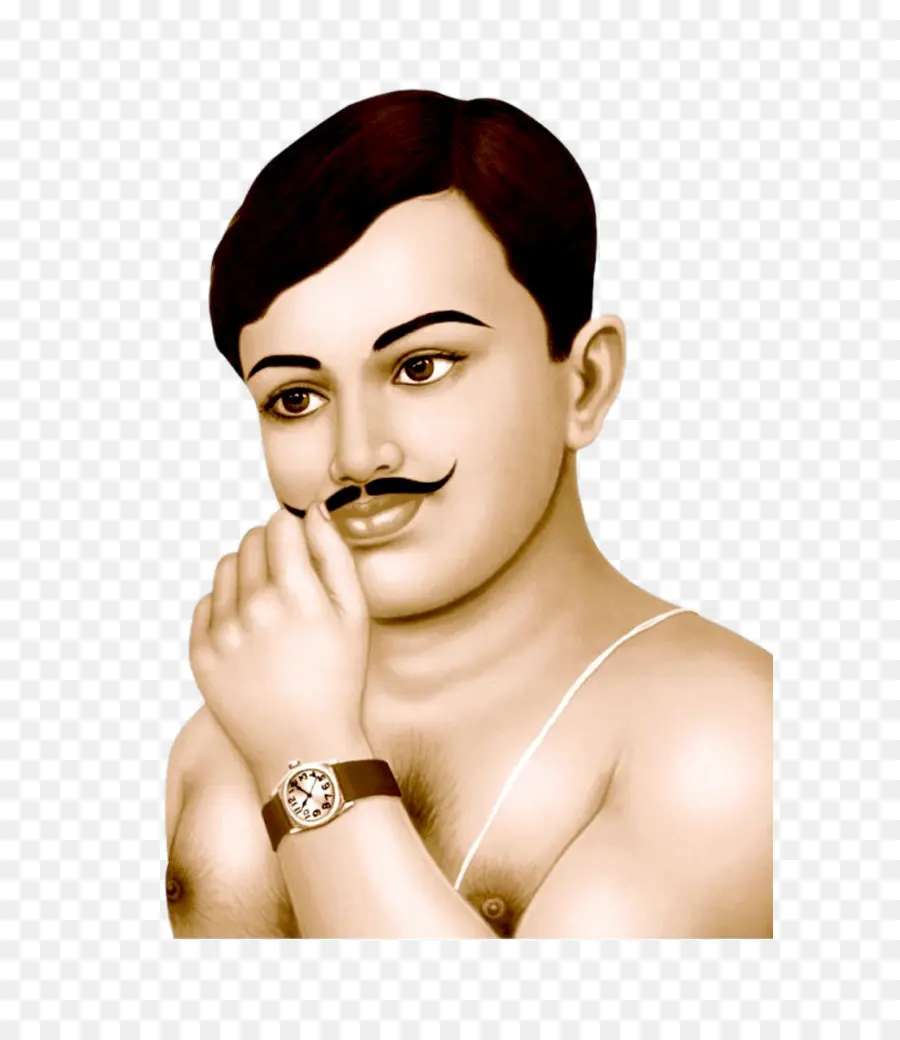 Homme à Moustache，Montre PNG