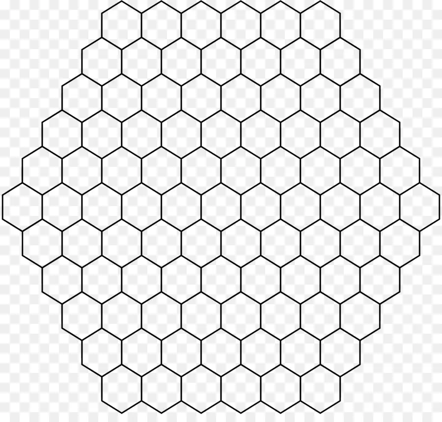 Grille Hexagonale，Rayon De Miel PNG