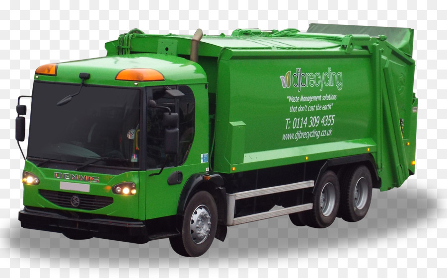 Camion De Recyclage Vert，Recyclage PNG