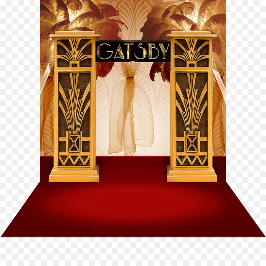 Entrée Gatsby，Art Déco PNG