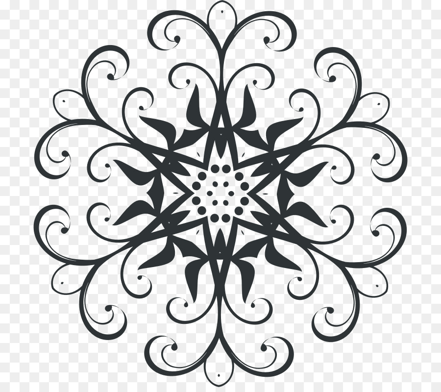 Mandalas，Floral PNG