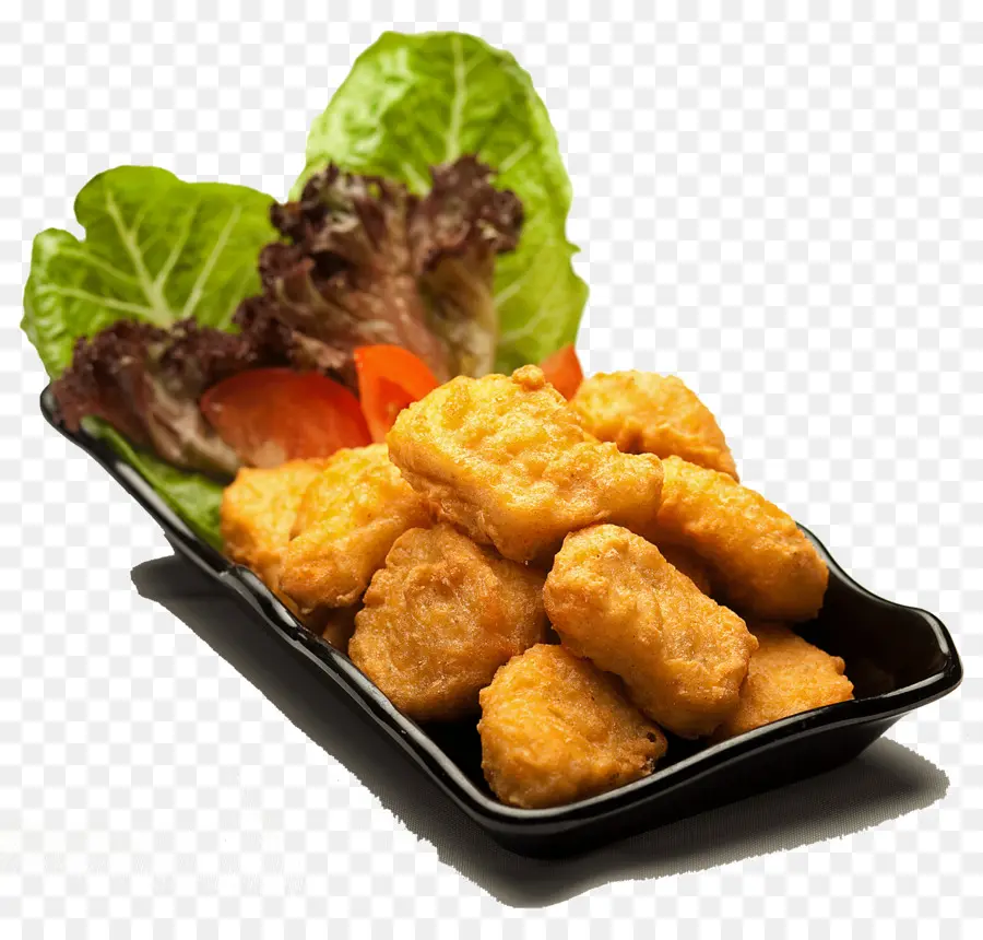 Nuggets De Poulet，Frit PNG