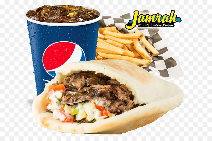 Repas Shawarma，Frites PNG