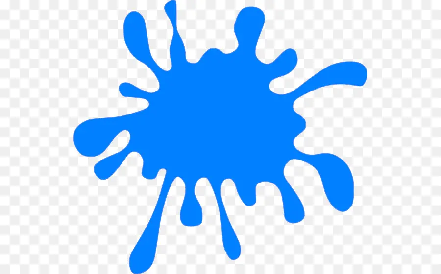 Peinture Bleue，Couleur PNG