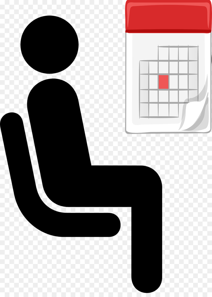 Personne Assise，Calendrier PNG