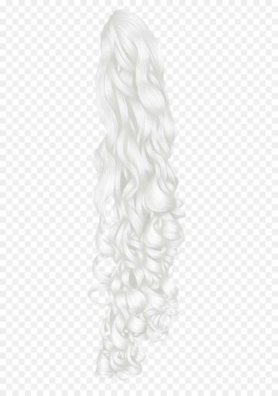 Cheveux Bouclés Blancs，Bouclé PNG