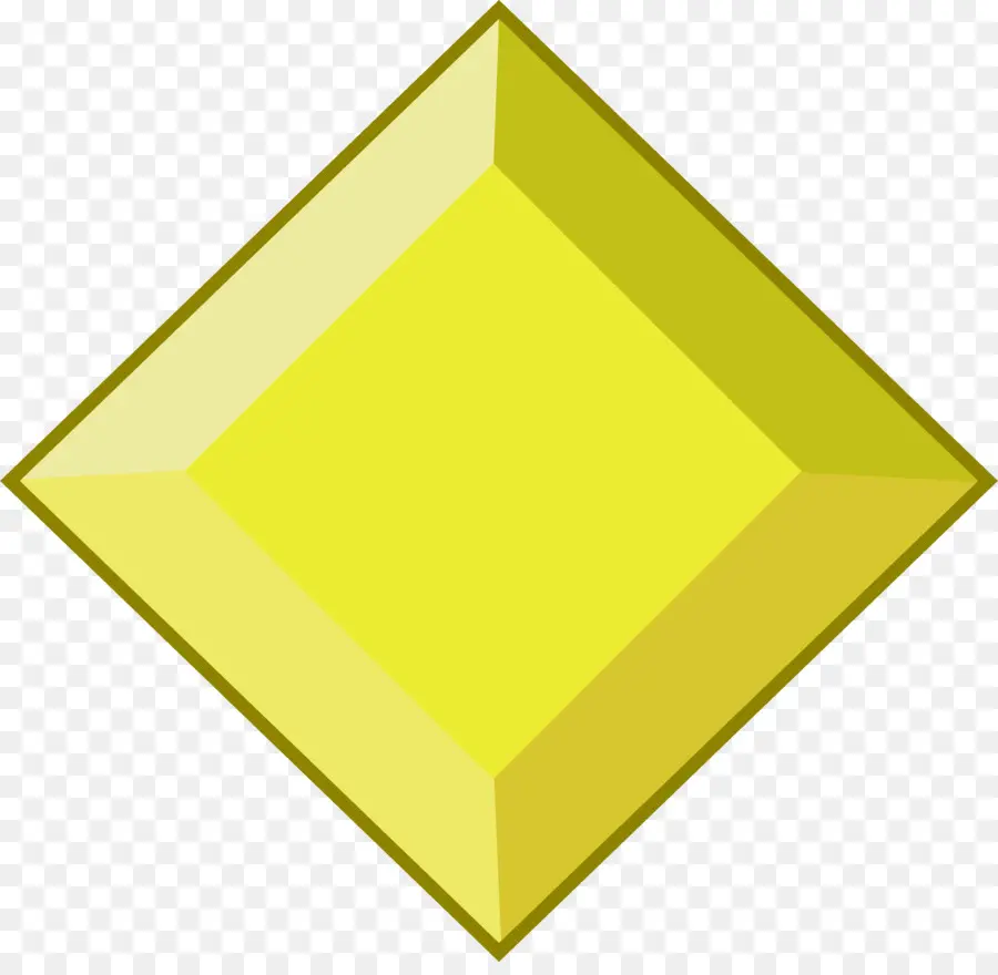 Diamant Jaune，Géométrique PNG