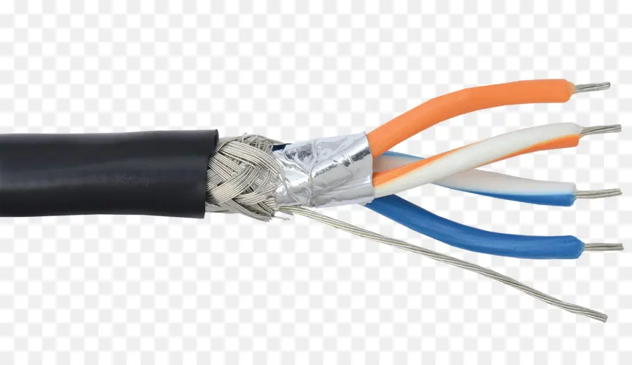 Câble électrique，Câble Blindé PNG