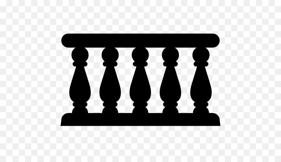 Balustrade，Silhouette PNG