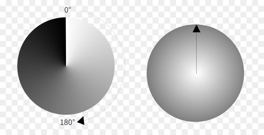 Cercle Dégradé，Noir Et Blanc PNG