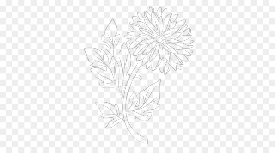 Croquis De Fleurs，Contour PNG