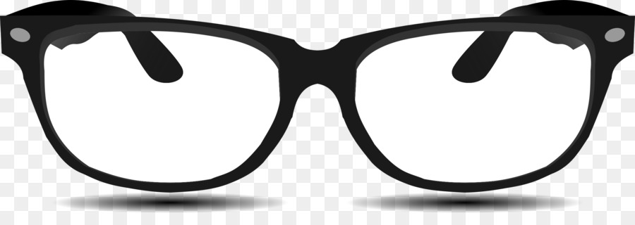 Lunettes，Noir PNG