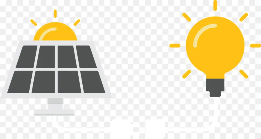 Panneau Solaire Et Ampoule，Électricité PNG