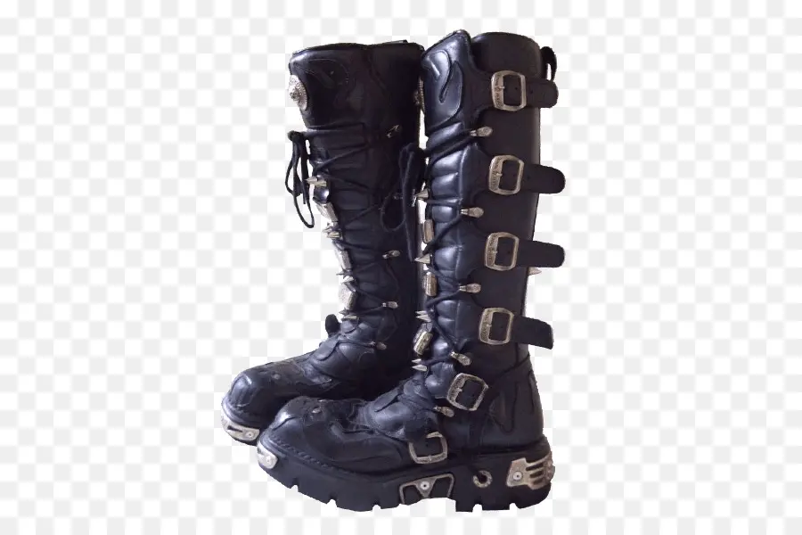 Bottes Noires，Cuir PNG