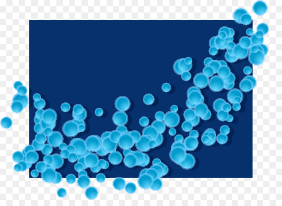 Bulles，Bleu PNG