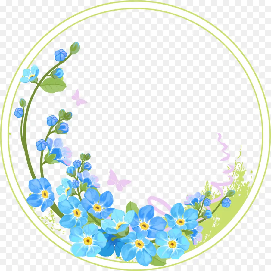 Cercle Floral，Fleurs PNG