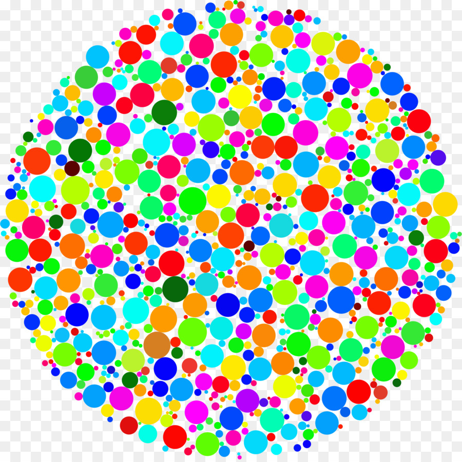 Points Colorés，Cercles PNG