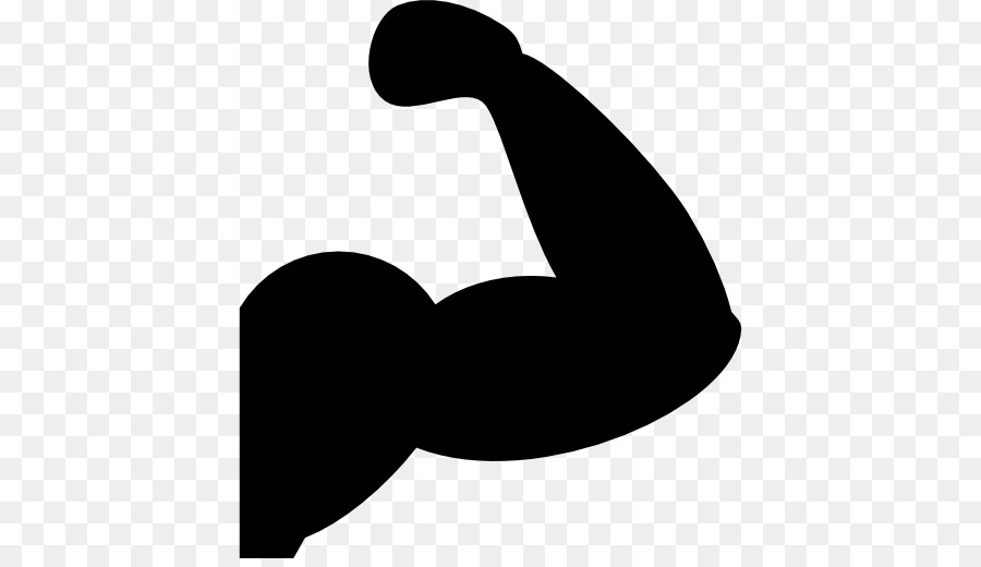 Silhouette Musclée，Musculation PNG